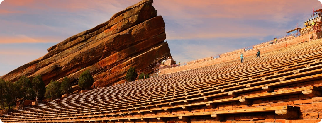 Breathtaking Red Rocks Amphitheatre